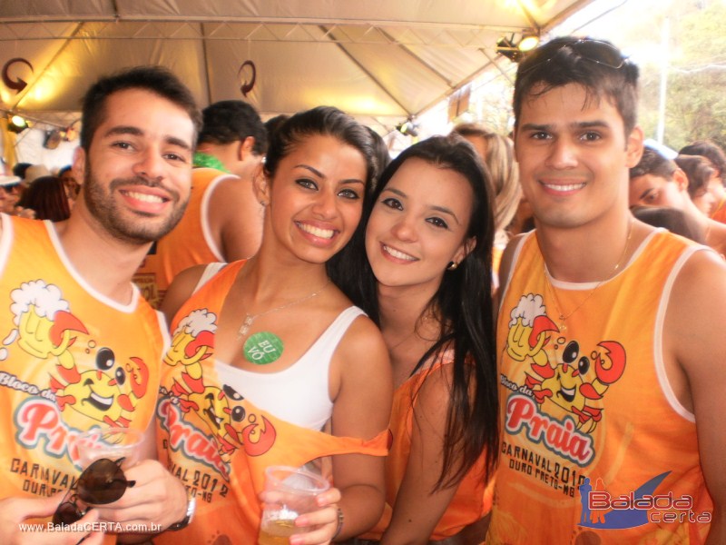 Balada: Fotos do Bloco da Praia no Carnaval de Ouro Preto / MG com a presena de MR CATRA, MOLEJO e DJ CLIO NEGRO