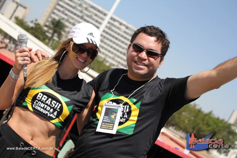 Balada: Marcha Contra Corrupo - Esplanada dos Ministrios - Braslia - DF