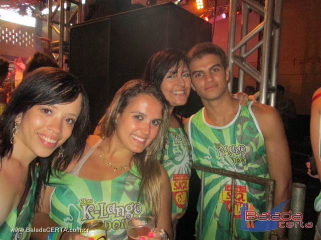Balada: Bloco K-Lango Doido com Show da Gaiola das Popozudas, Bateria da G.R.E.S Portela e da Priscilla Freire com participao do ex-BBB Rodrigo   no Carnaval 2013 em Ouro Preto / MG