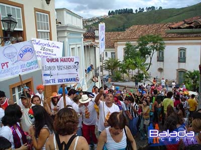 Balada: Fotos do Carnaval de 2004 em Ouro Preto - MG