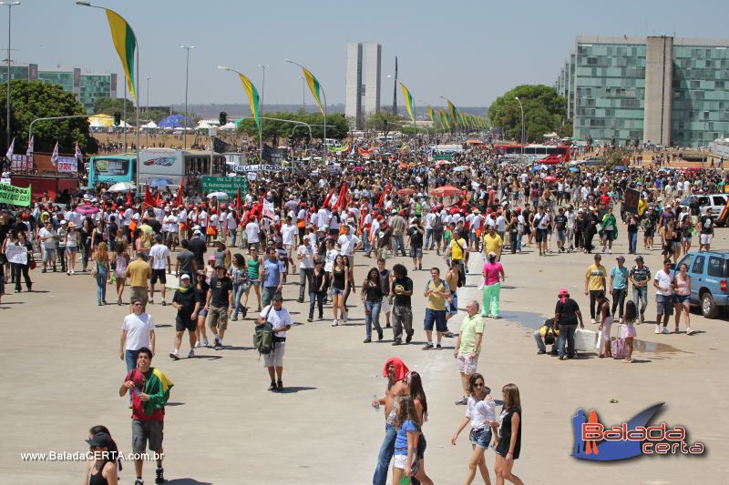 Balada: Marcha Contra Corrupo - Esplanada dos Ministrios - Braslia - DF