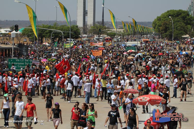 Balada: Marcha Contra Corrupo - Esplanada dos Ministrios - Braslia - DF