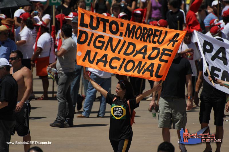 Balada: Marcha Contra Corrupo - Esplanada dos Ministrios - Braslia - DF