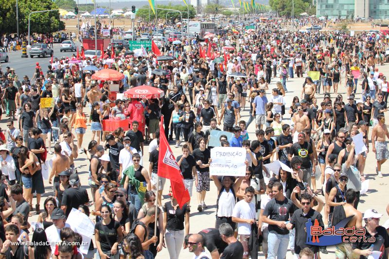 Balada: Marcha Contra Corrupo - Esplanada dos Ministrios - Braslia - DF