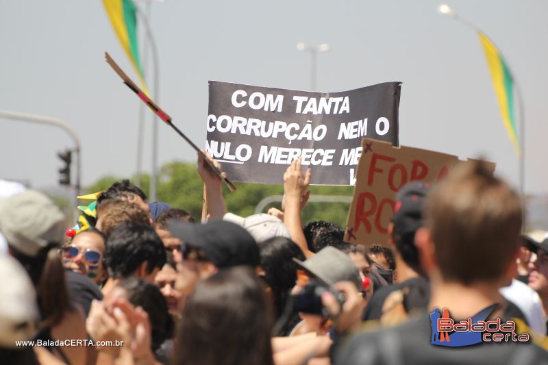 Balada: Marcha Contra Corrupo - Esplanada dos Ministrios - Braslia - DF