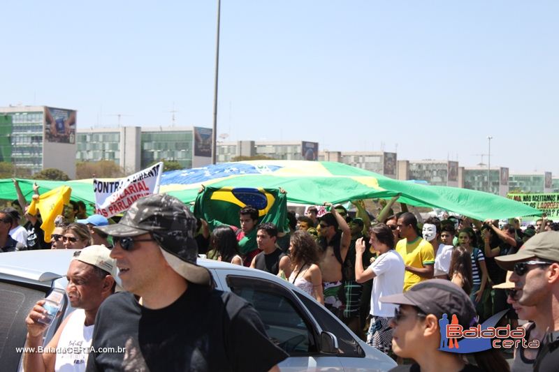 Balada: Marcha Contra Corrupo - Esplanada dos Ministrios - Braslia - DF