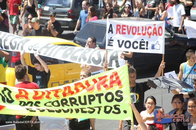 Balada: Marcha Contra Corrupo - Esplanada dos Ministrios - Braslia - DF