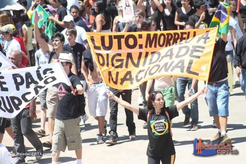 Balada: Marcha Contra Corrupo - Esplanada dos Ministrios - Braslia - DF