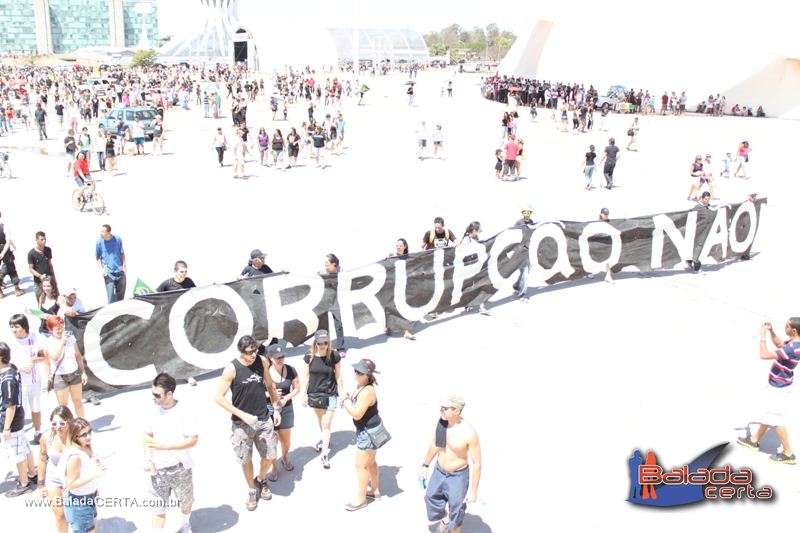 Balada: Marcha Contra Corrupo - Esplanada dos Ministrios - Braslia - DF